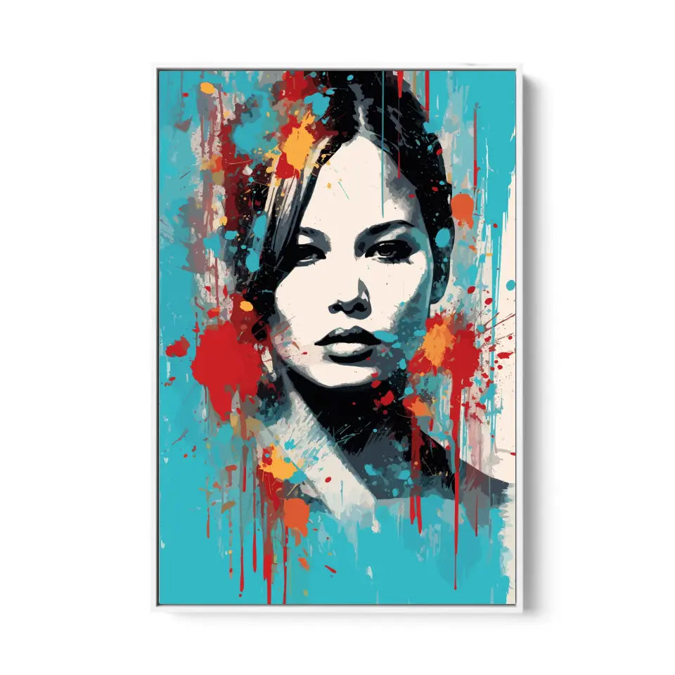 Colorful pop art of Jennifer Lawrence I