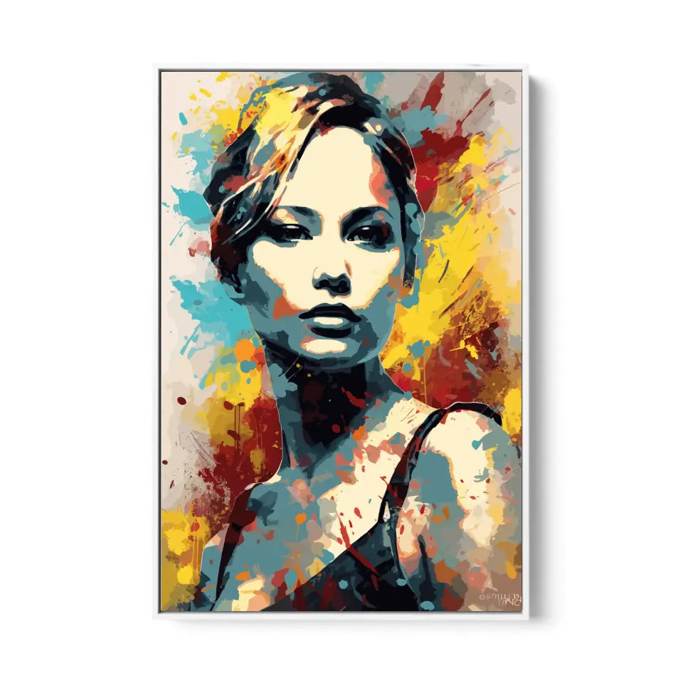 Colorful pop art of Jennifer Lawrence I