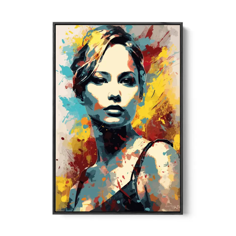 Colorful pop art of Jennifer Lawrence I