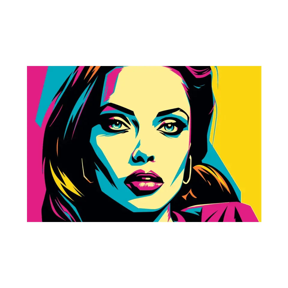 Colorful pop art of Angelina Jolie I