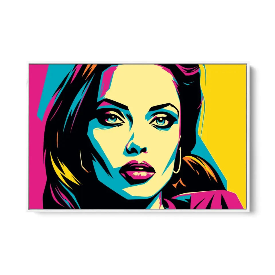 Colorful pop art of Angelina Jolie I