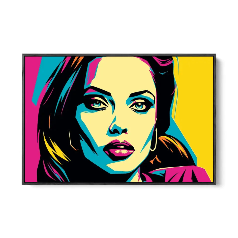 Colorful pop art of Angelina Jolie I