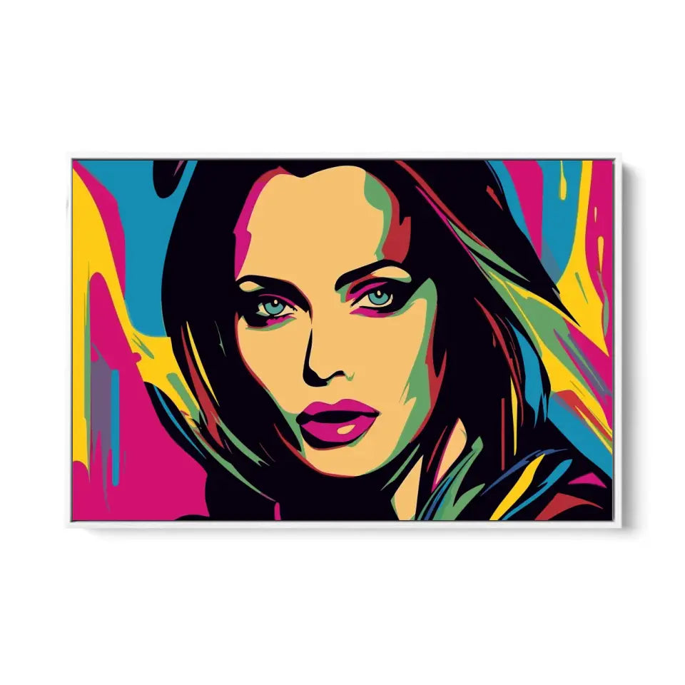 Colorful pop art of Angelina Jolie II