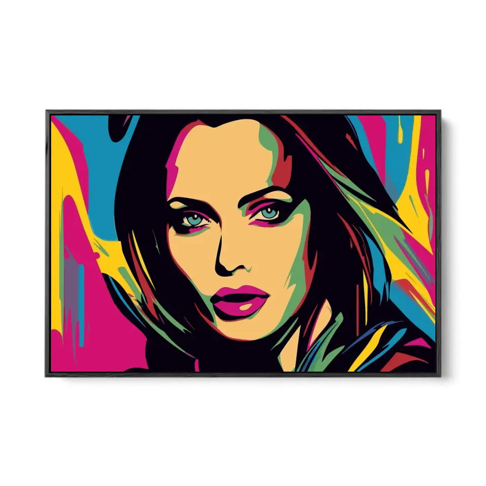 Colorful pop art of Angelina Jolie II