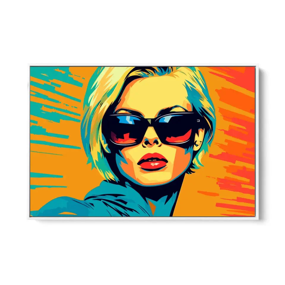 Colorful pop art of Charlize Theron I