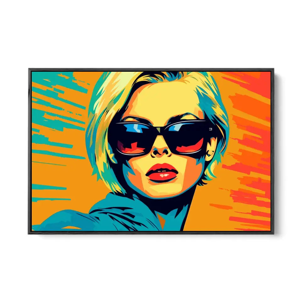 Colorful pop art of Charlize Theron I