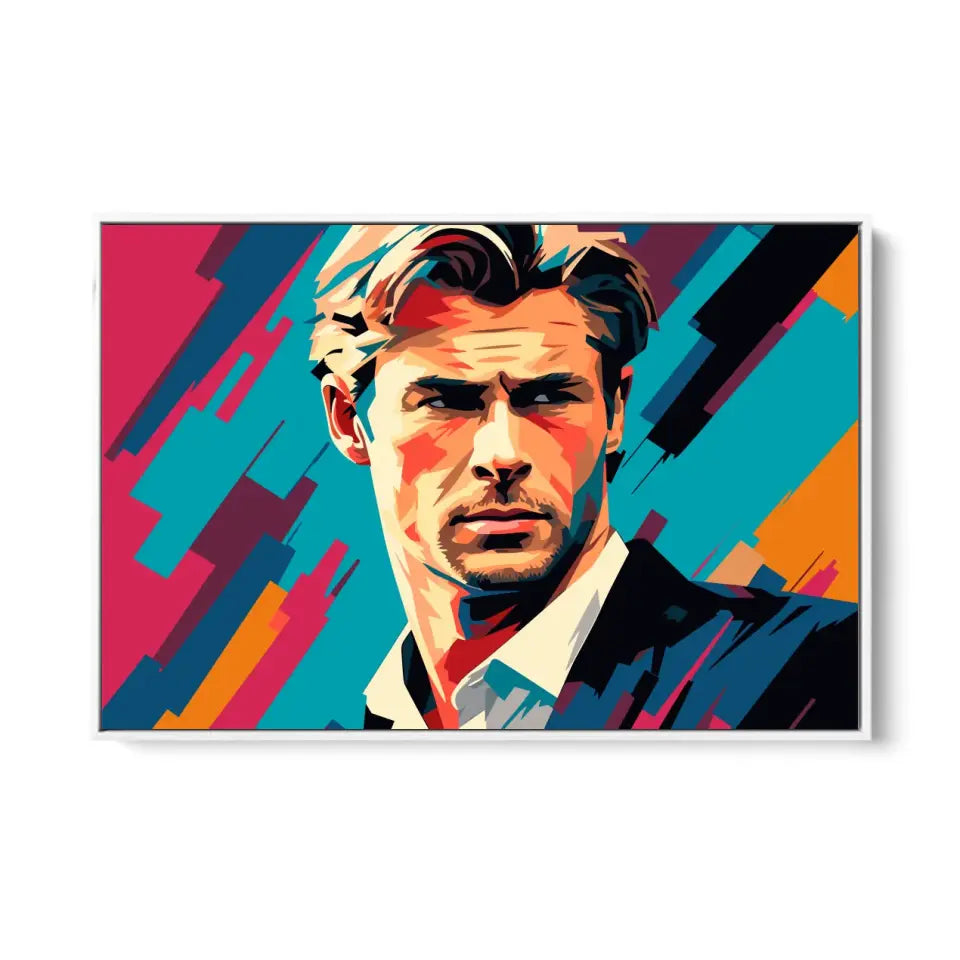 Colorful pop art of Chris Hemsworth I