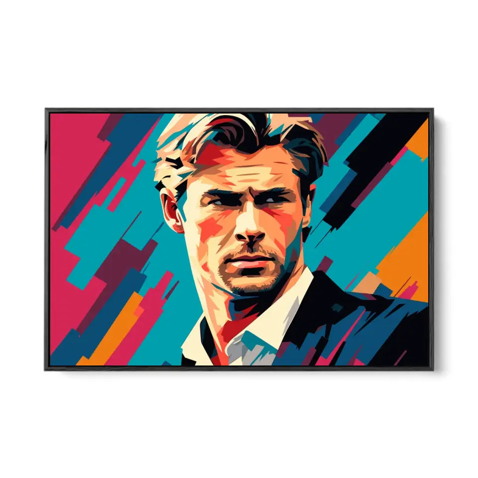 Colorful pop art of Chris Hemsworth I