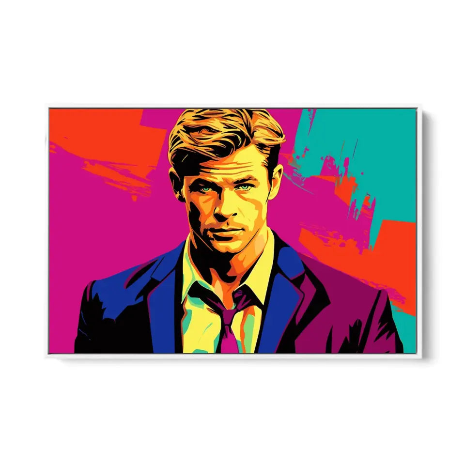 Colorful pop art of Chris Hemsworth II