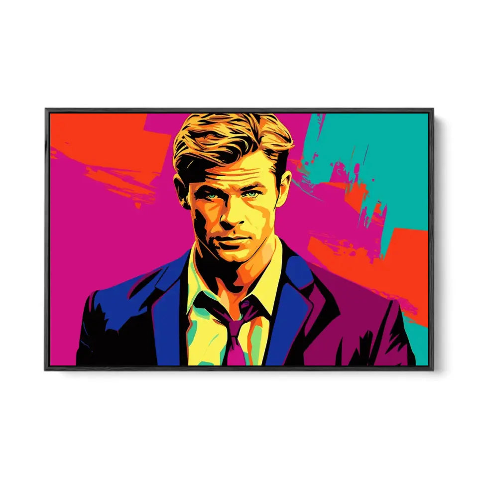 Colorful pop art of Chris Hemsworth II