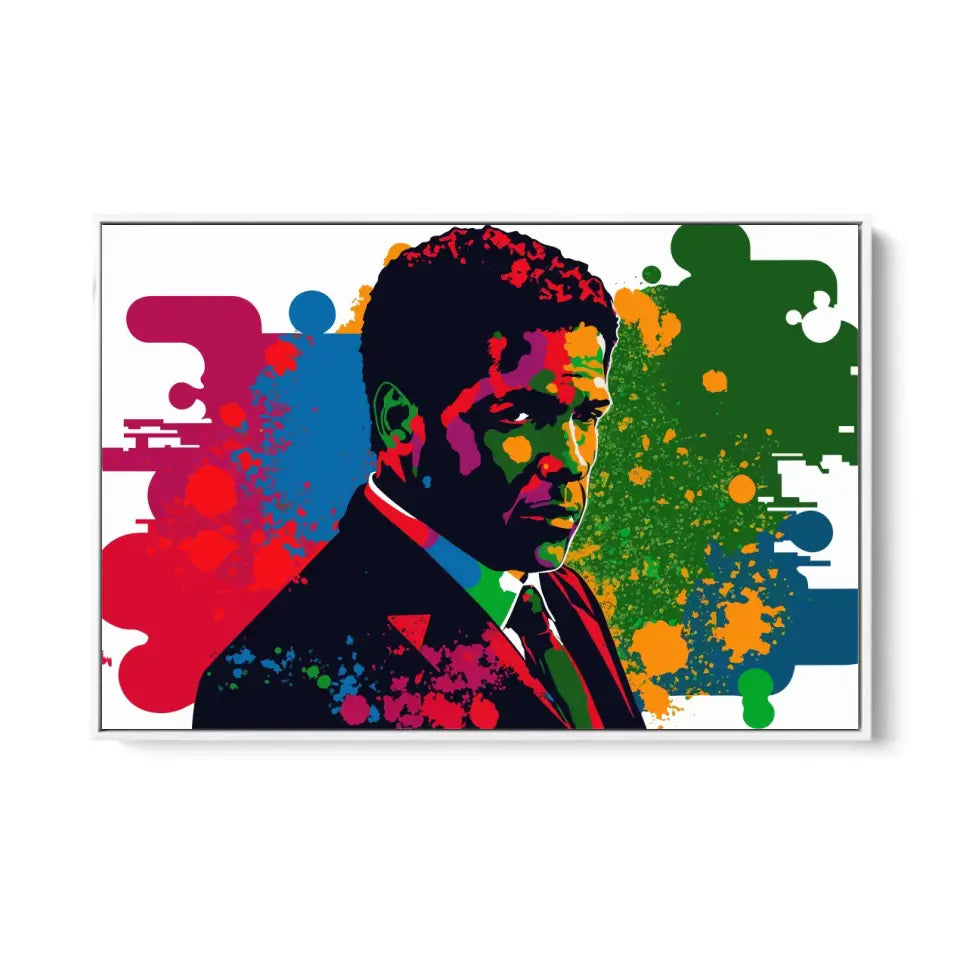 Colorful pop art of Denzel Washington I