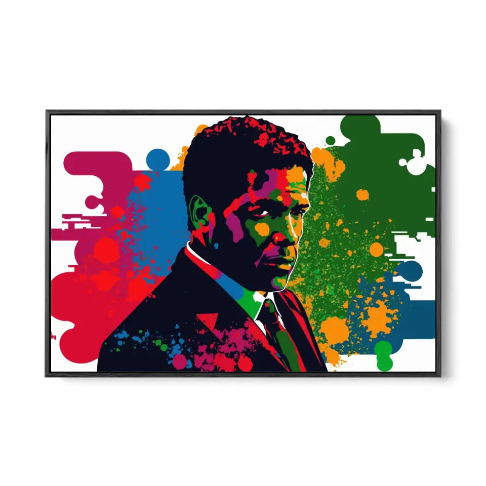 Colorful pop art of Denzel Washington I