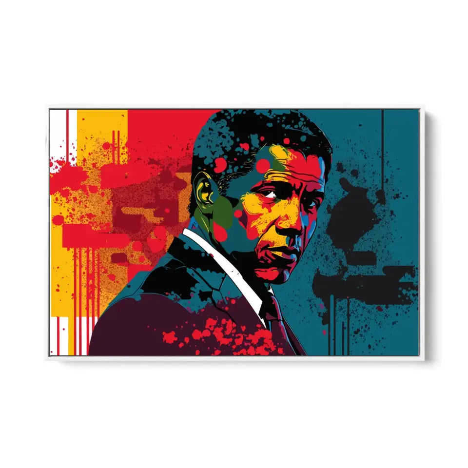 Colorful pop art of Denzel Washington II