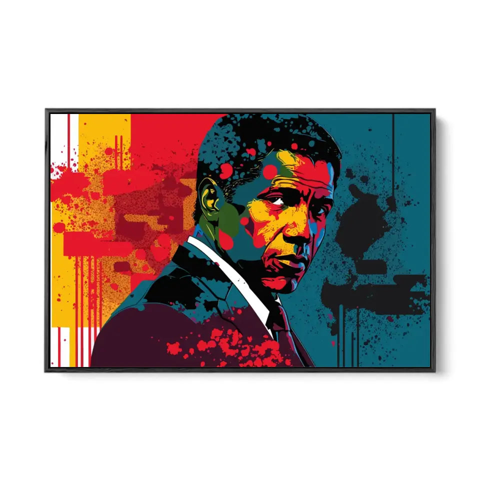 Colorful pop art of Denzel Washington II