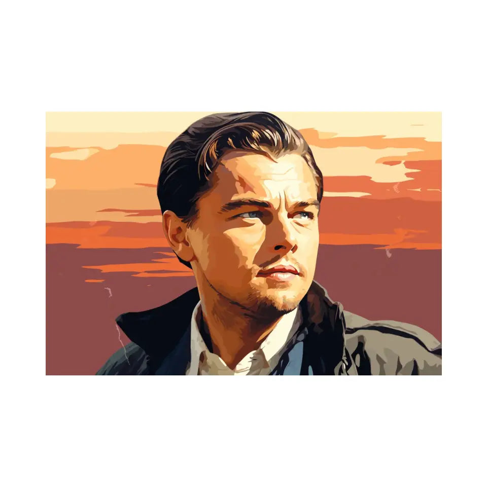 Colorful pop art of Leonardo DiCaprio II