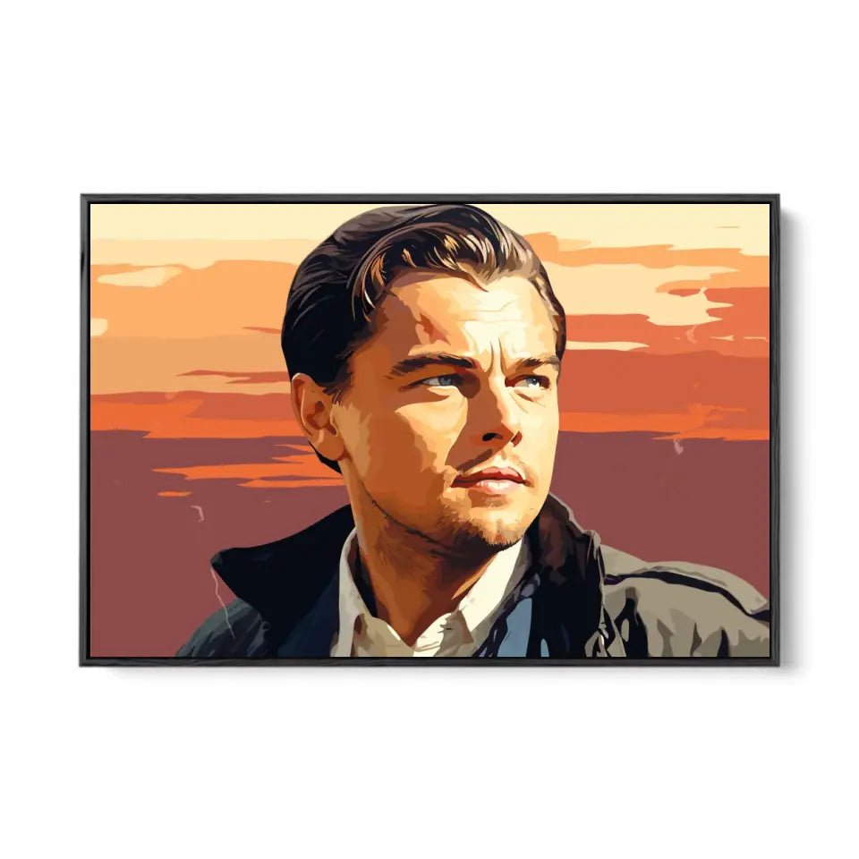 Colorful pop art of Leonardo DiCaprio II