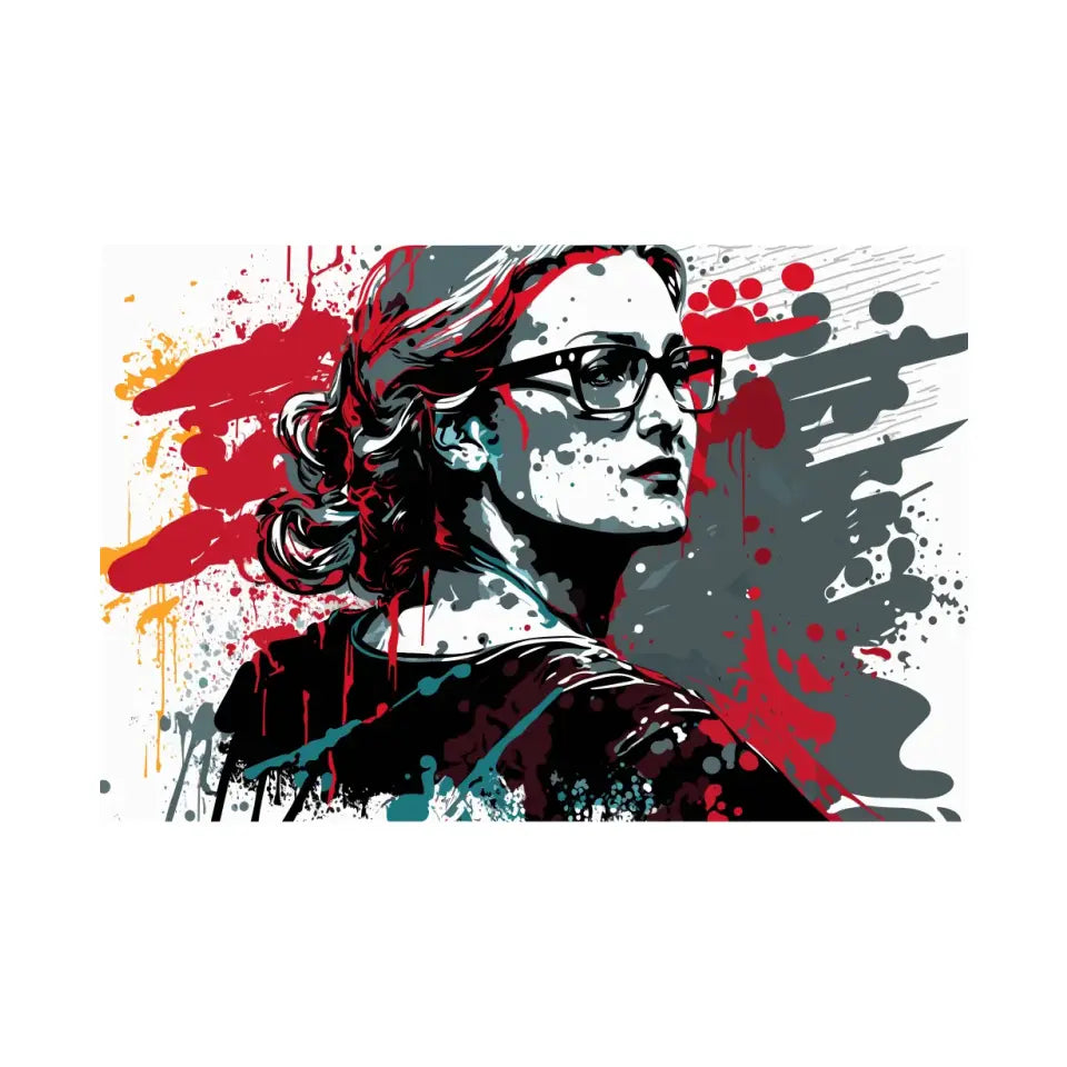 Colorful pop art of Meryl Streep I