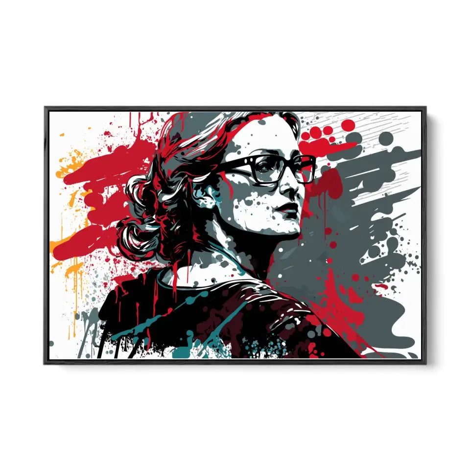 Colorful pop art of Meryl Streep I