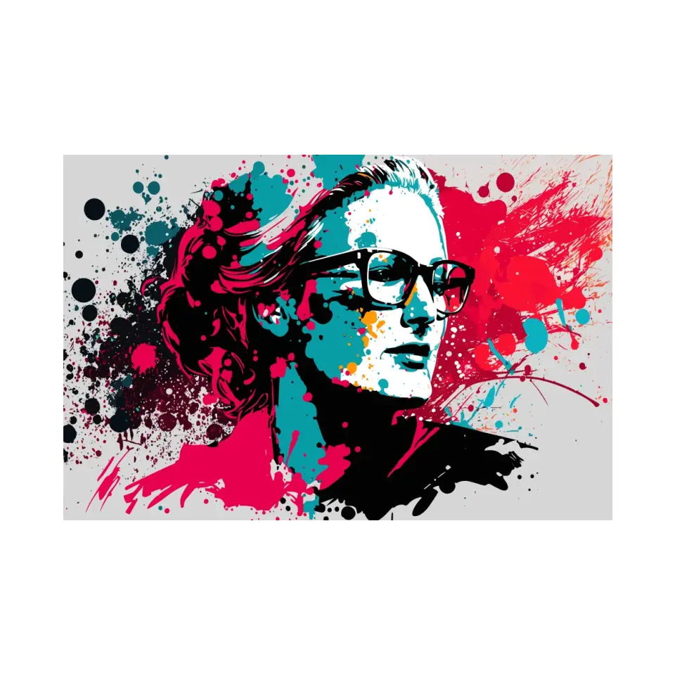 Colorful pop art of Meryl Streep II