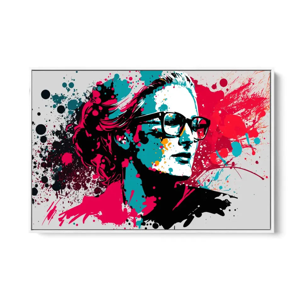 Colorful pop art of Meryl Streep II