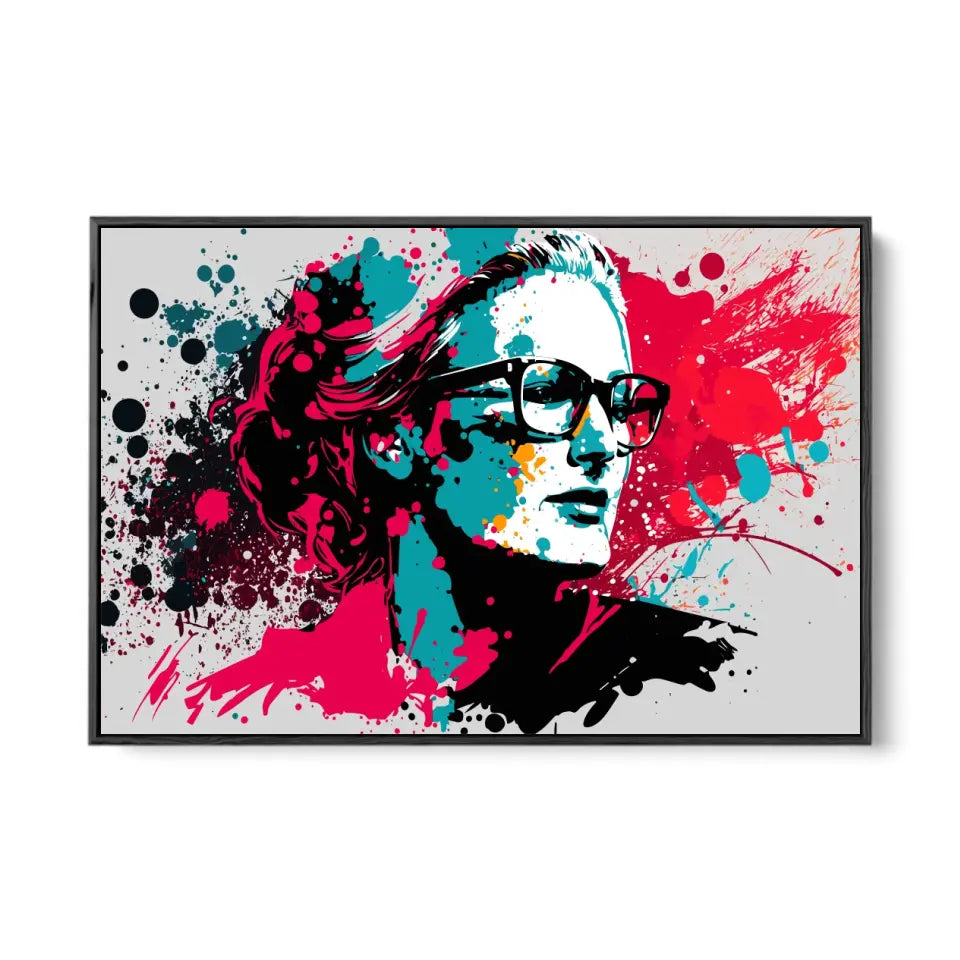 Colorful pop art of Meryl Streep II