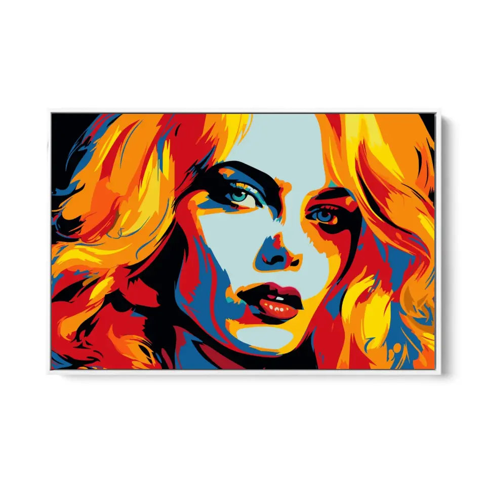 Colorful pop art of Nicole Kidman I