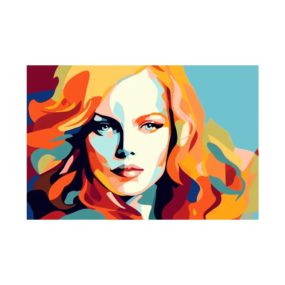 Colorful pop art of Nicole Kidman II