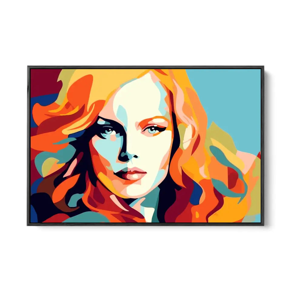 Colorful pop art of Nicole Kidman II