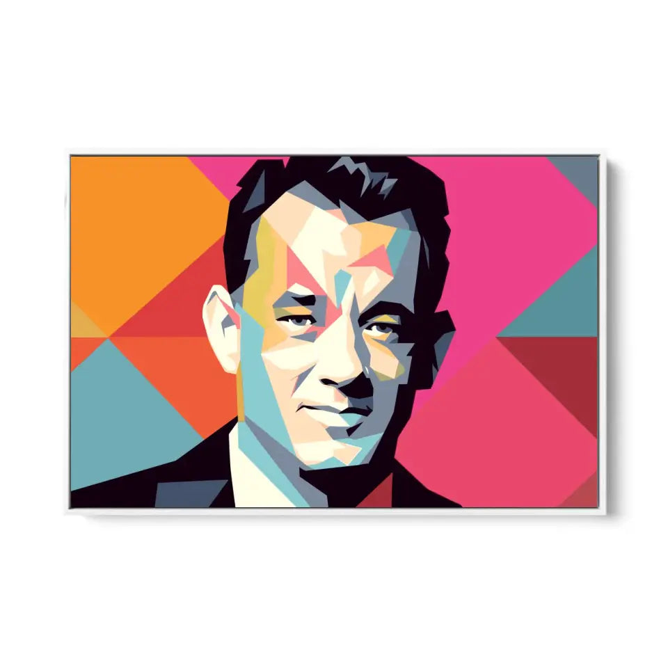 Colorful pop art of Tom Hanks I