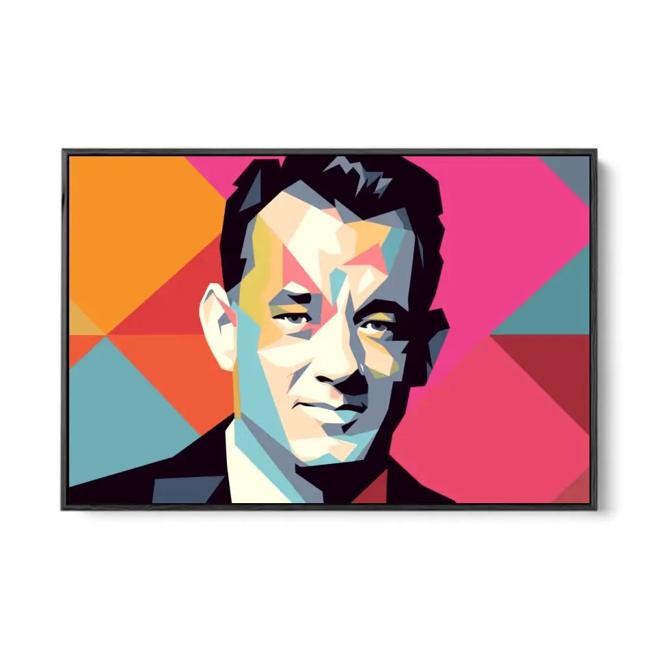 Colorful pop art of Tom Hanks I