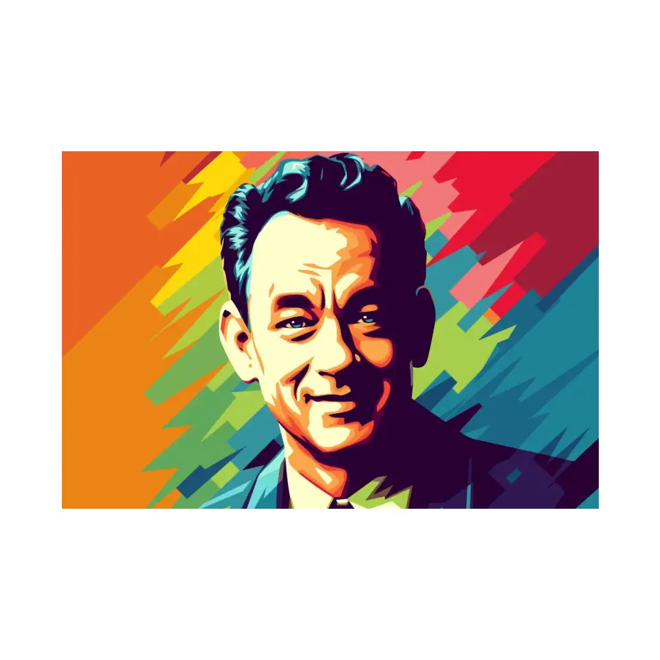 Colorful pop art of Tom Hanks II