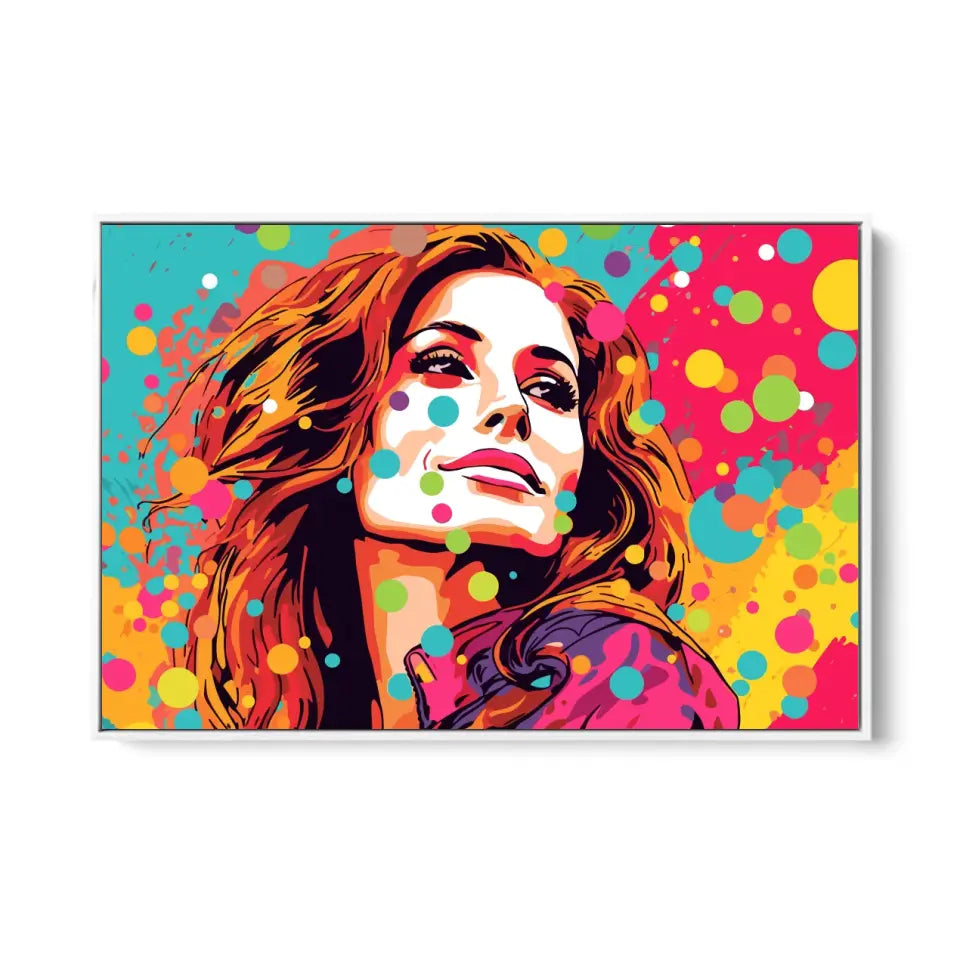 Colorful pop art of Julia Roberts I