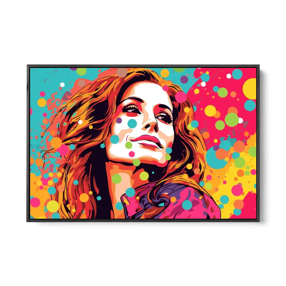 Colorful pop art of Julia Roberts I