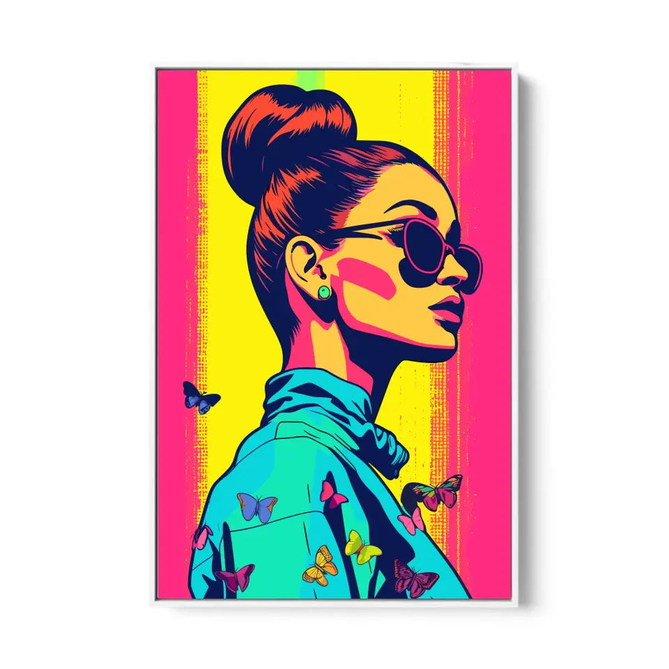 Colorful pop art of Ariana Grande I