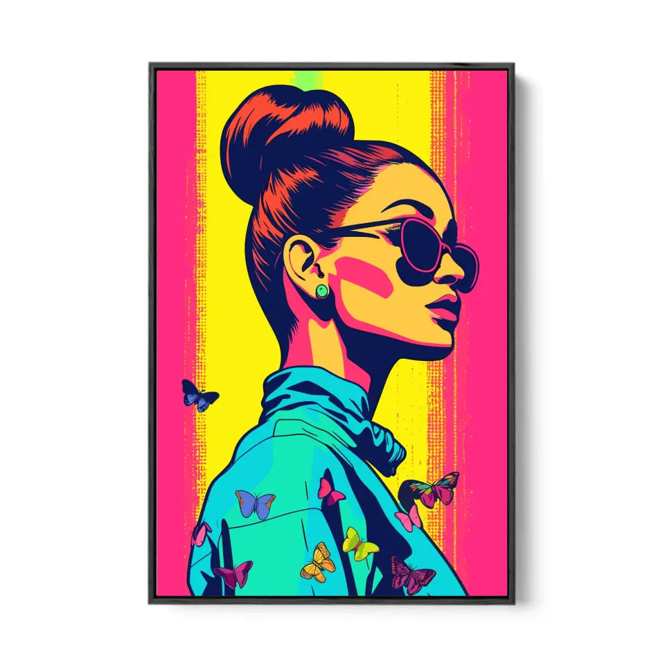 Colorful pop art of Ariana Grande I