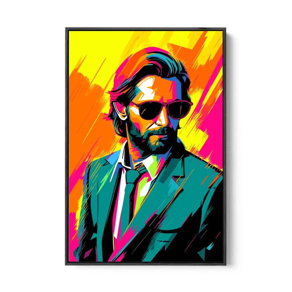 Colorful pop art of Bradley Cooper II