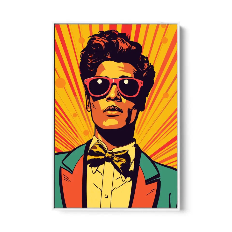 Colorful pop art of Bruno Mars II