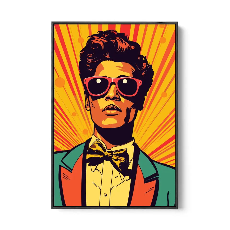 Colorful pop art of Bruno Mars II