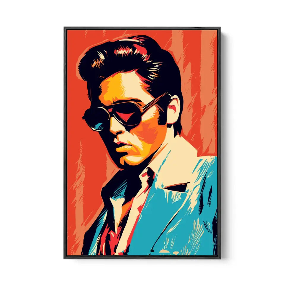 Colorful pop art of Elvis Presley II