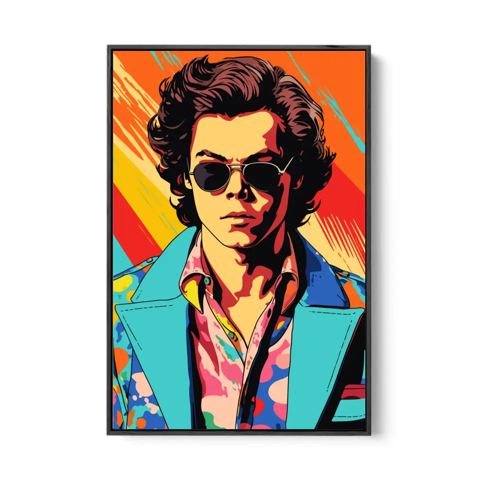 Colorful pop art of Harry Styles I