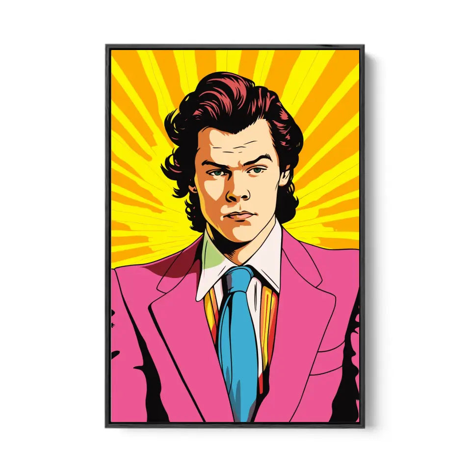 Colorful pop art of Harry Styles II