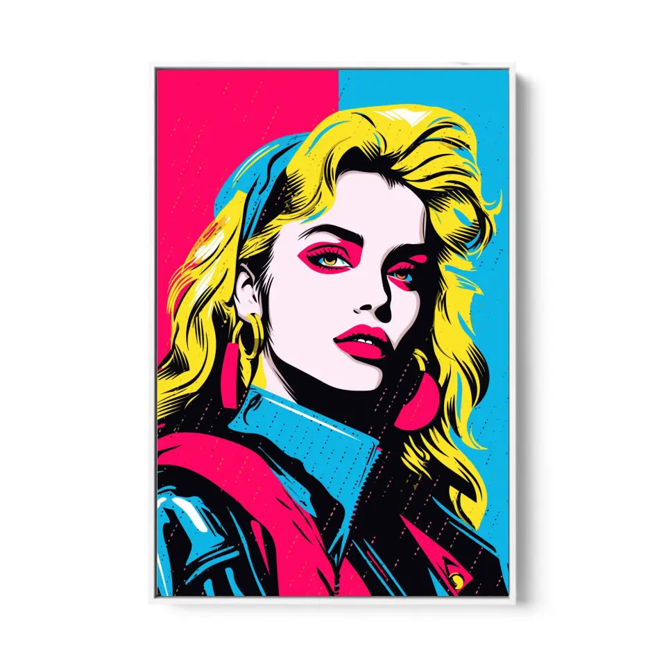 Colorful pop art of Madonna