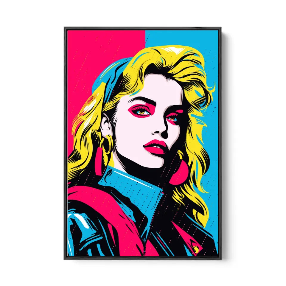 Colorful pop art of Madonna