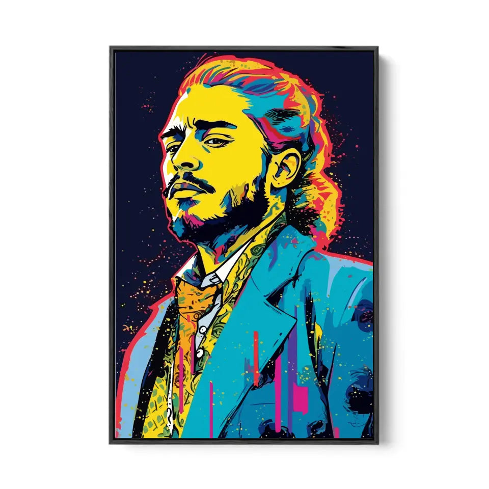 Colorful pop art of Post Malone II