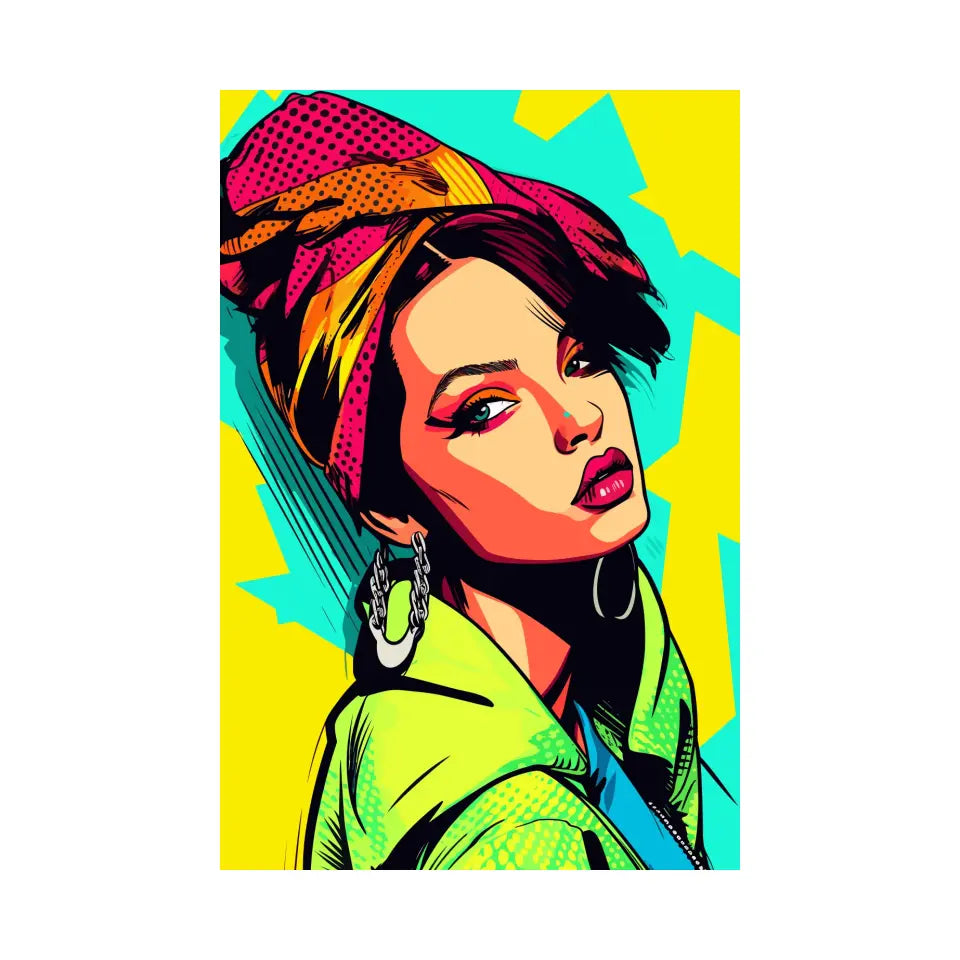 Colorful pop art of Rihanna II