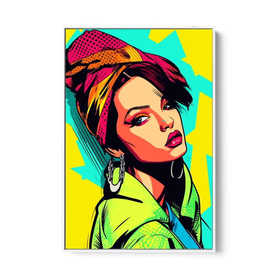 Colorful pop art of Rihanna II