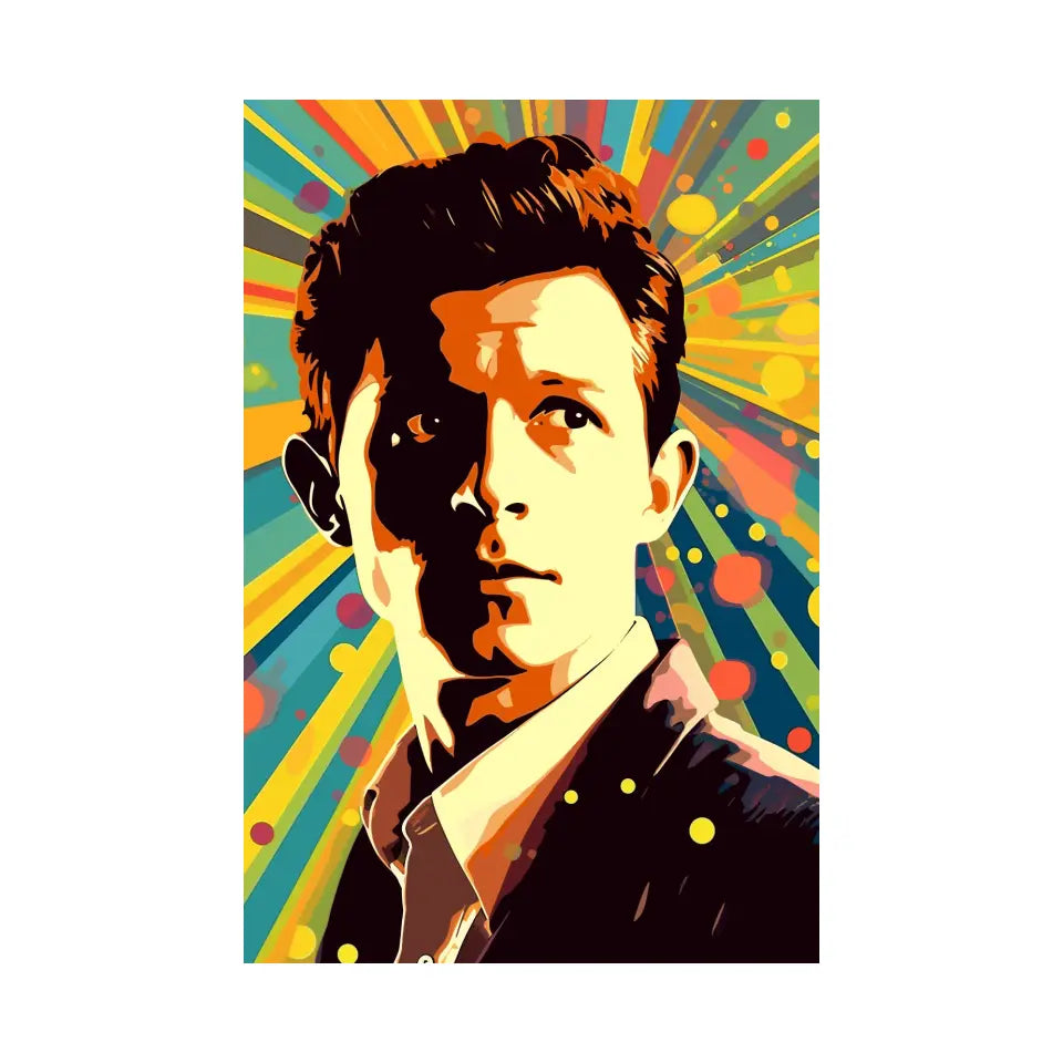 Colorful pop art of Tom Holland II