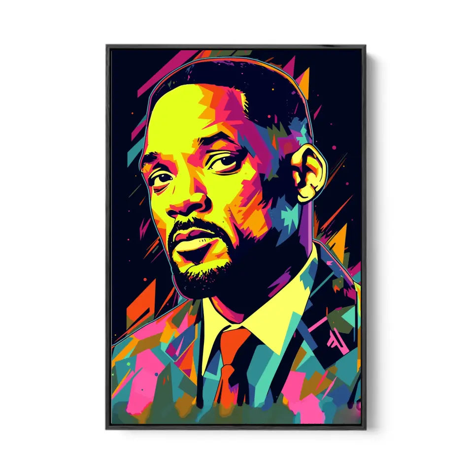 Colorful pop art of Will Smith I