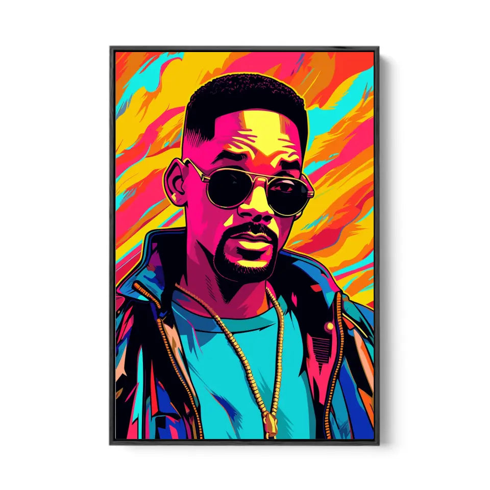 Colorful pop art of Will Smith II