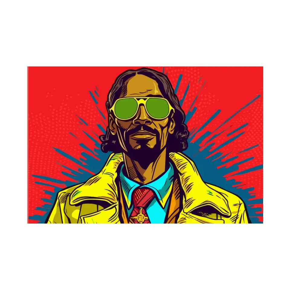 Colorful pop art of Snoop Dogg I